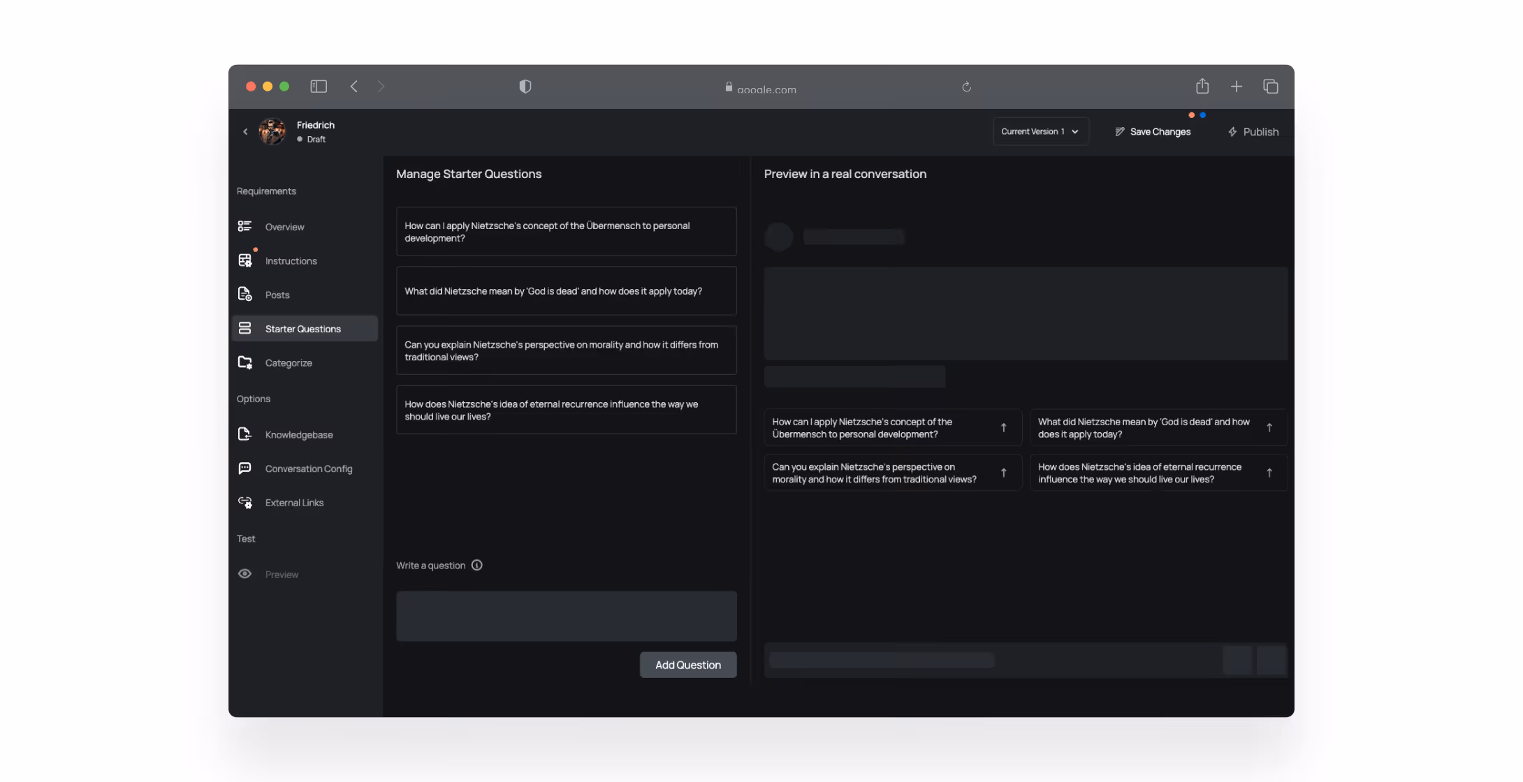 Refresh and update content