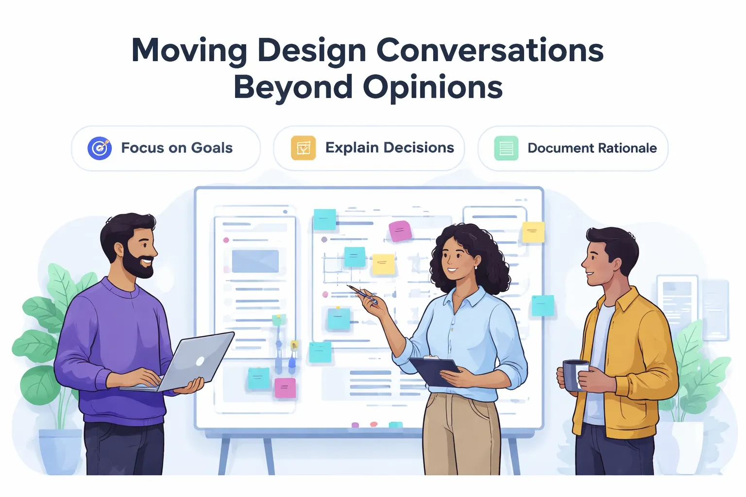 Moving Design Conversations Beyond Opinions