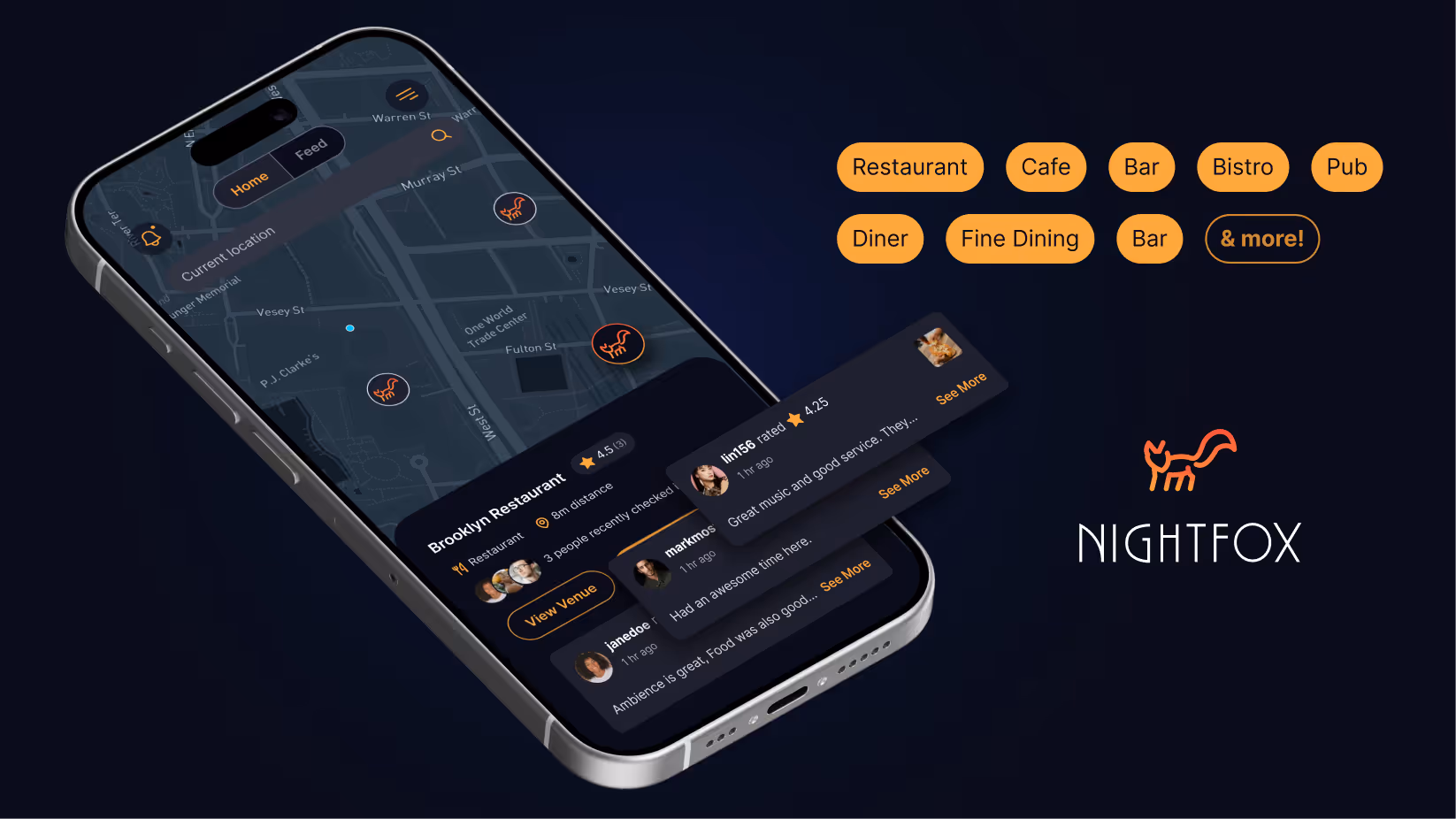 Stop Guessing Where to Go Out,  NightFox App Shows the Real Scene